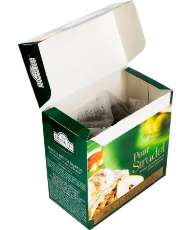 Ahmad Tea Tea in pyramids Black Pear Strudel 20 bags 4pcs - Buy Online on GoSupps.com