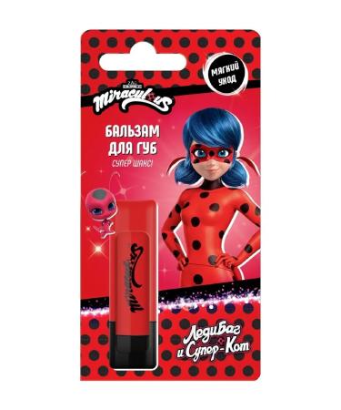 Miraculous Lip balm moisturizing lady bug 3.5 g - Buy Online on GoSupps.com
