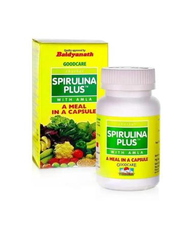 Baidyanath Spirulina plus with amye for immunity 60 cap.