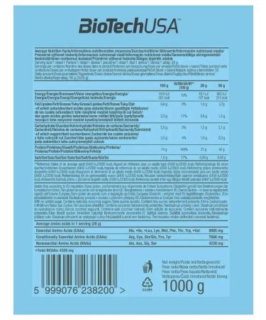 BioTechUSA Wastein protein for gaining mass 1000g chocolate - Buy Online on GoSupps.com