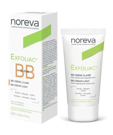 noreva Exfoliac BB cream light tone 30ml