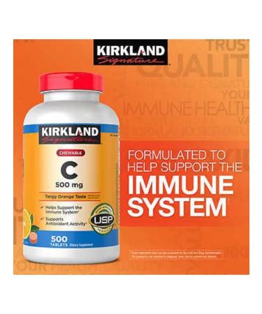 Kirkland Signature Vitamin C 500 mg Vitamin C 500 Mg 500 pcs
