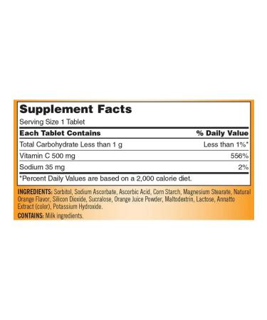 Kirkland Signature Vitamin C 500 mg Vitamin C 500 Mg 500 pcs - Buy Online on GoSupps.com