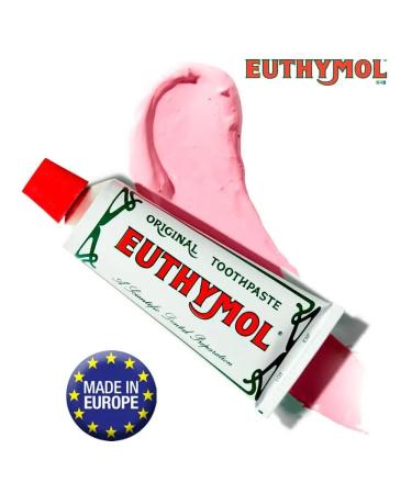 Euthymol Antibacterial bleaching toothpaste without fluorine - Buy Online on GoSupps.com