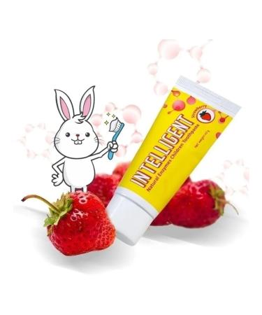 Intelligent Enzyme toothpaste 0+ strawberries without fluoride 40g - Buy Online on GoSupps.com