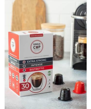 Single Cup Coffee Coffee in capsules "Extra Strong Intense Ristretto" 30 pcs - Buy Online on GoSupps.com
