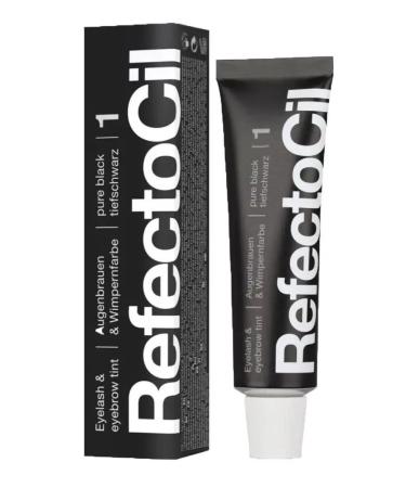 RefectoCil Brovy and eyelashes 1 Pure Black - Buy Online on GoSupps.com