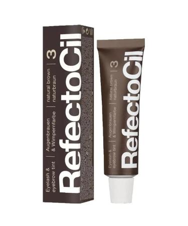 RefectoCil Eyebrow and eyelashes 3 Natural Brown - Buy Online on GoSupps.com
