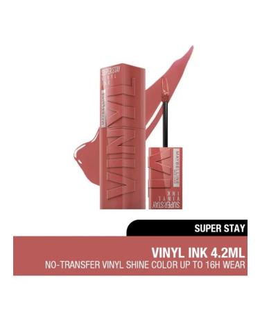 Maybelline New York Lipstick Super Stay Vinyl Ink 15 - Buy Online on GoSupps.com