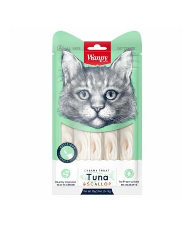 wanpy Cat treat for delicate puree from tuna and scallop - Buy Online on GoSupps.com