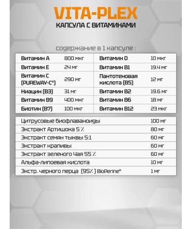 Olimp Sport Nutrition Vitamin-mineral complex Vita-Min 60 caps - Buy Online on GoSupps.com