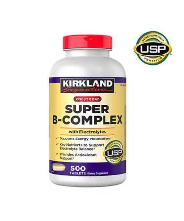 Kirkland Signature B vitamins Super B-comprehensive electrolyte - Buy Online on GoSupps.com