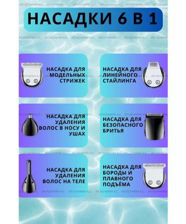 VGR Trimmer for beard and eyebrows (3mm 6mm 9mm 12mm 15mm) - Buy Online on GoSupps.com