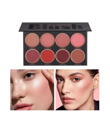 Creamy and powder blush for face makeup 8 colors - Buy Online on GoSupps.com