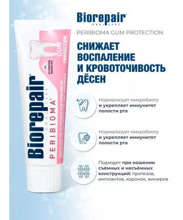 Biorepair PARIBIOMA GUM Protection toothpaste 75 ml - Buy Online on GoSupps.com