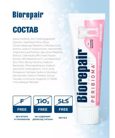 Biorepair PARIBIOMA GUM Protection toothpaste 75 ml - Buy Online on GoSupps.com