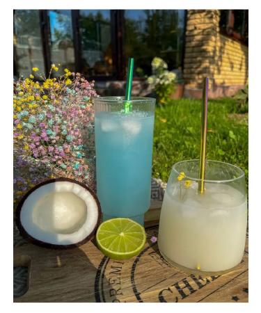 Wunspunsch Blue lagoon cocktail is soluble 4 glasses without sugar - Buy Online on GoSupps.com