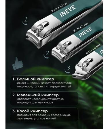 INEVE Manicure clipper for nails Kniper Clipper. kit - Buy Online on GoSupps.com