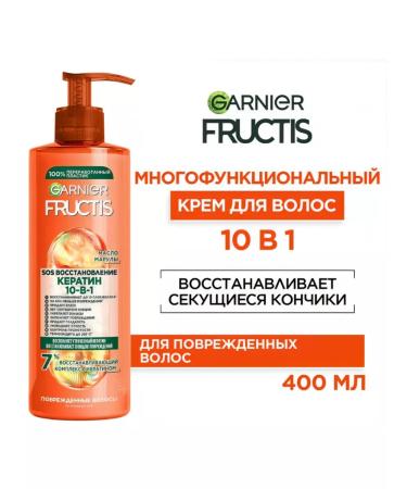 Garnier Fructis complex indelible cream SOS 10-V-1 400 ml - Buy Online on GoSupps.com