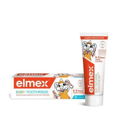 Elmex Toothpaste Children's Baby 0-2 Protection against Caries 50ml - Buy Online on GoSupps.com