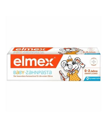 Elmex Toothpaste Children's Baby 0-2 Protection against Caries 50ml - Buy Online on GoSupps.com
