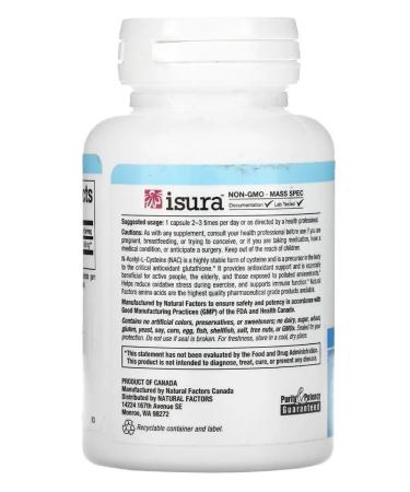 Nutricost NAC Detox Regulators NAC USA IHERB - Buy Online on GoSupps.com