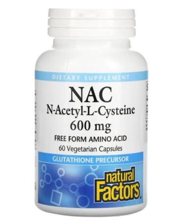 Natural Factors Vitamins for the liver Detox NAC Dad amino acid