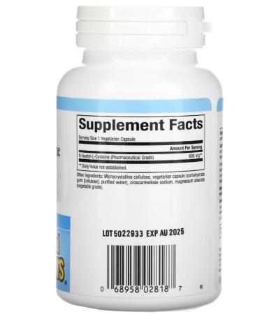 Natural Factors Vitamins for the liver Detox NAC Dad amino acid - Buy Online on GoSupps.com