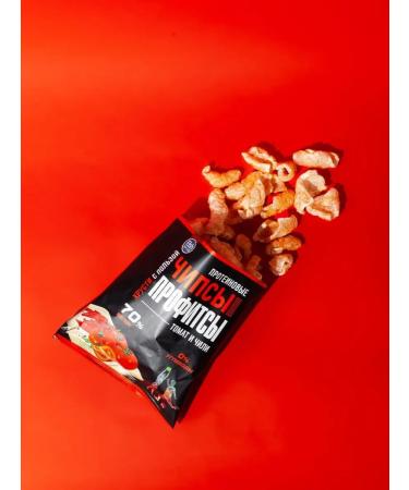 PROFIT Protein tomato and chili chips 3 pcs - Buy Online on GoSupps.com