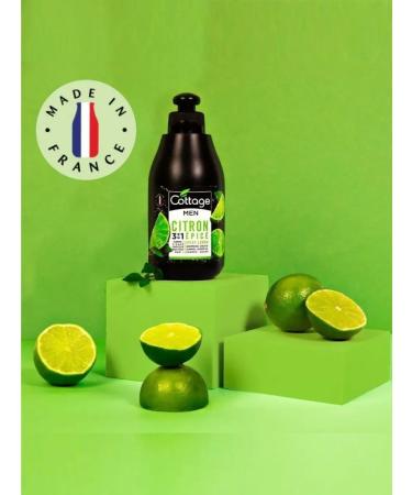 Cottage Hair shampoo and shower gel spicy lime 250ml - Buy Online on GoSupps.com