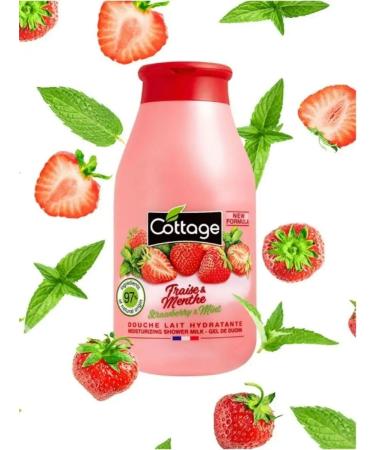 Cottage Moisturizing strawberries & mint 250ml milk - Buy Online on GoSupps.com