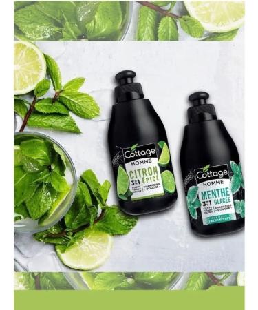 Cottage Hair shampoo and shower gel refreshing mint 250ml - Buy Online on GoSupps.com