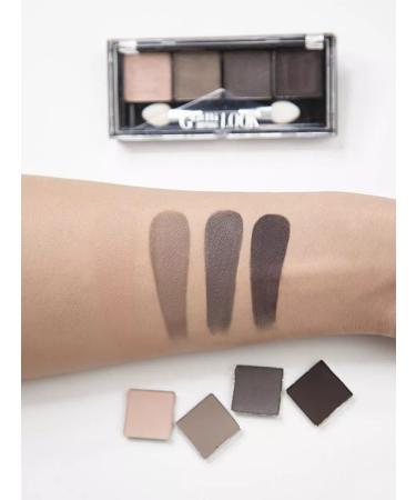 LUXVISAGE Shadows Glam Look 4-colored matte 05 smoky - Buy Online on GoSupps.com