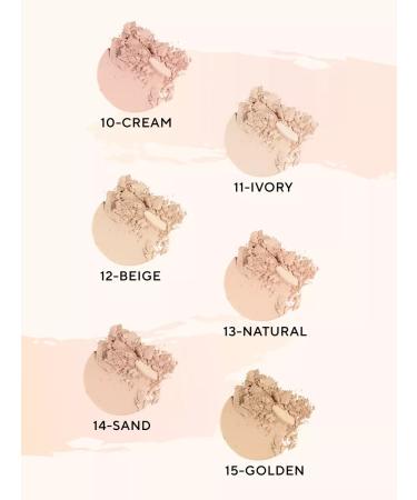 EVELINE Compact BEAUTY LINE velvety No. 11 IVORY 9 gr. - Buy Online on GoSupps.com