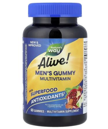 Nature's Way Alive! Nature's Way chewing vitamins for men 60 marms