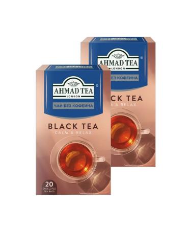 Ahmad Tea Black tea without caffeine Calm Relax 2pcs 40g - Buy Online on GoSupps.com