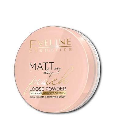 Eveline Cosmetics Powder matting transparent- Peach Matt My Day 6 gr