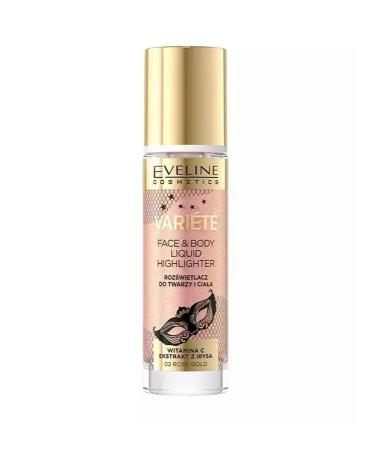 EVELINE Shimmer shock for face and body Rose Gold Variete 30 ml