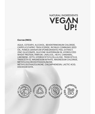 VeganUp! Balm for dyed hair 200 ml - Buy Online on GoSupps.com