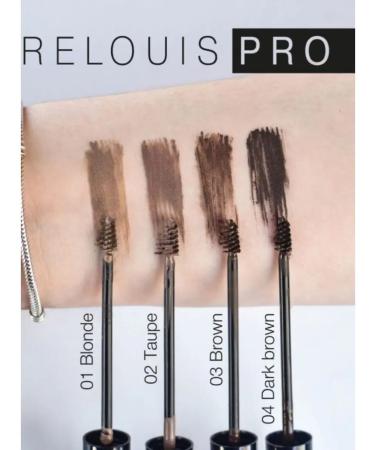 RELOUIS Eyebrow gel waterproof tint tone 02 - Buy Online on GoSupps.com