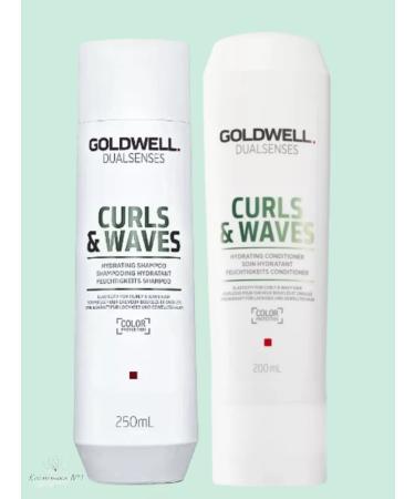 Goldwell CURLS WAVES Shampoo and air conditioner for curly hair