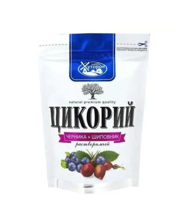 Grandma's Farm Tsikoria is soluble with blueberries and rosehips 100 g - Buy Online on GoSupps.com