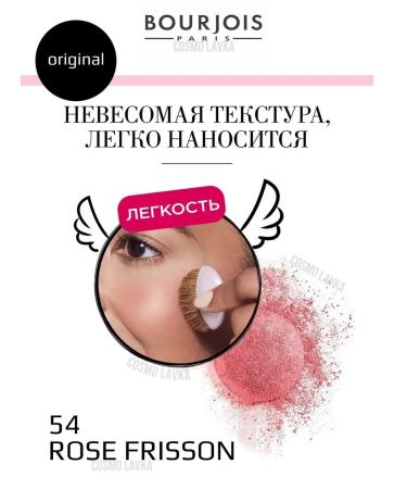 Bourjois Blusher blush tone 54 Rose Frisson - Buy Online on GoSupps.com