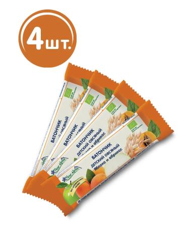 Fleur Alpine Bank Baby Oat apple and apricot 4 pcs 23 g