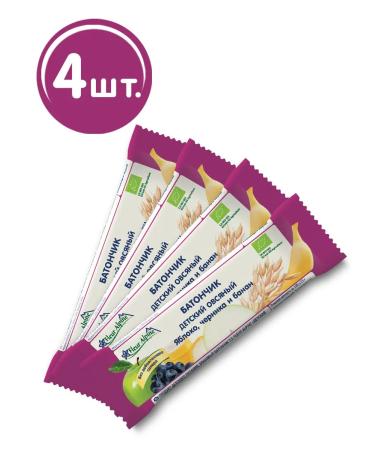 Fleur Alpine Bank Baby oat apple blueberries banana 4 pcs 23 g