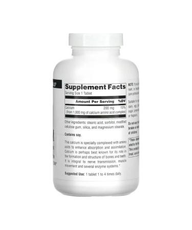 Source Naturals Calcium 250 tablets - Buy Online on GoSupps.com