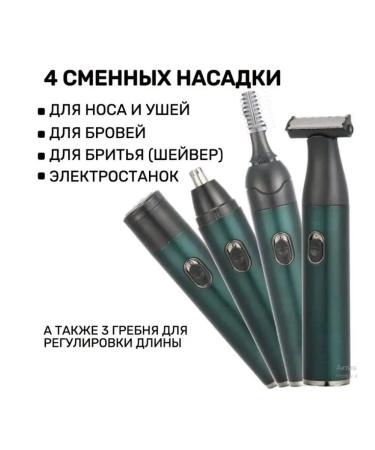 All for Family GM3151 razor trimmer for the face of the face of the ears 4V1 - Buy Online on GoSupps.com