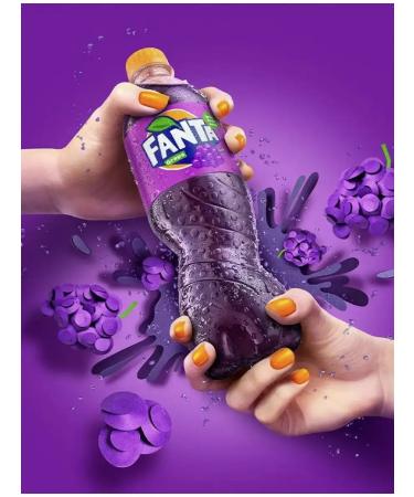 Fanta Fwilling grapes soda 1 l for 6 pcs - Buy Online on GoSupps.com