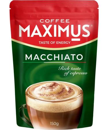 Maximus Drink Coffee Soluble Latte Macchiato 150g 2pcs - Buy Online on GoSupps.com