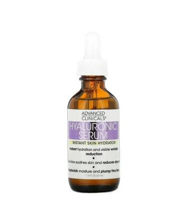 Advanced Clinicals Hyaluron serum instantic moisturizing the skin 52 ml - Buy Online on GoSupps.com